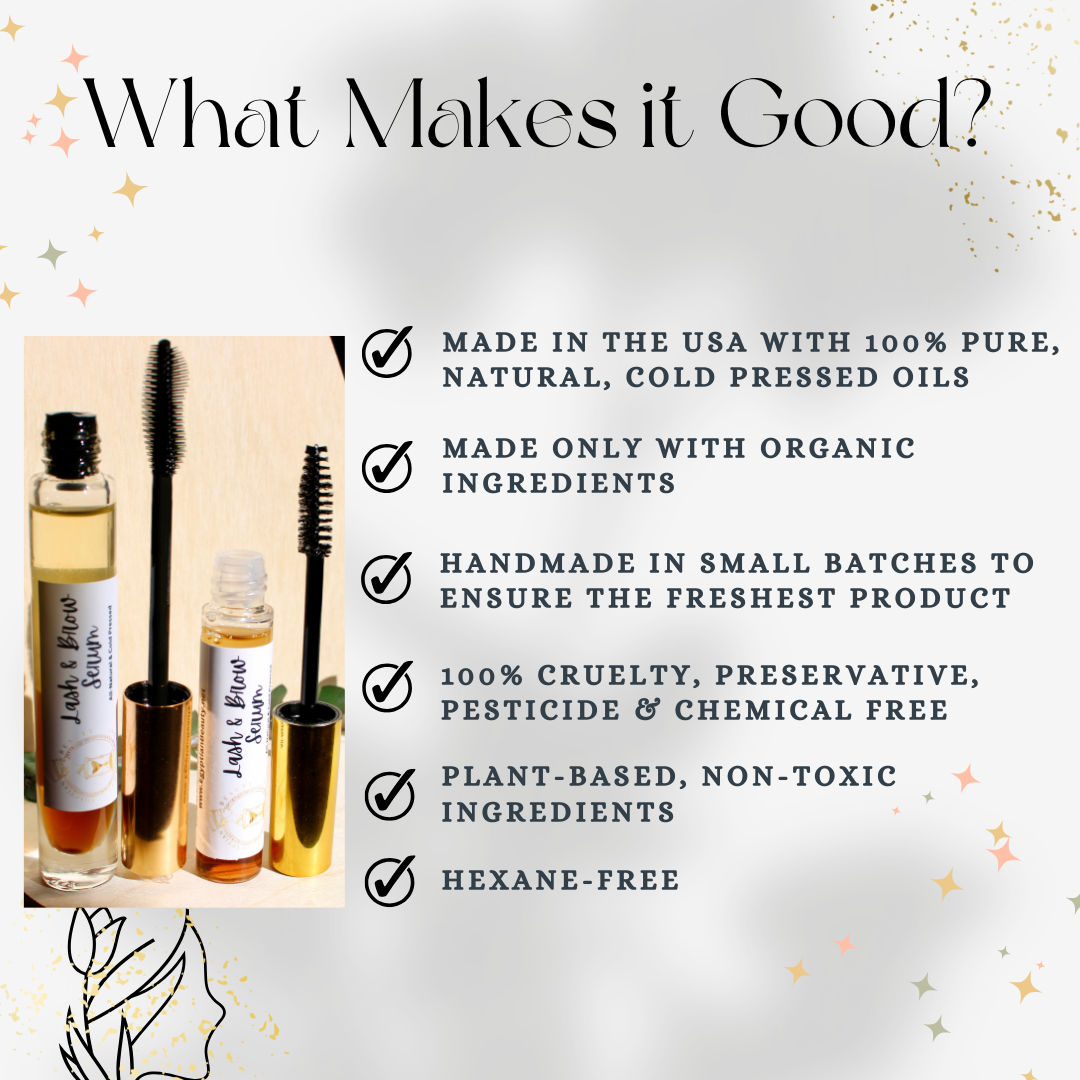 Organic Lash & Brow Nourishing Serum