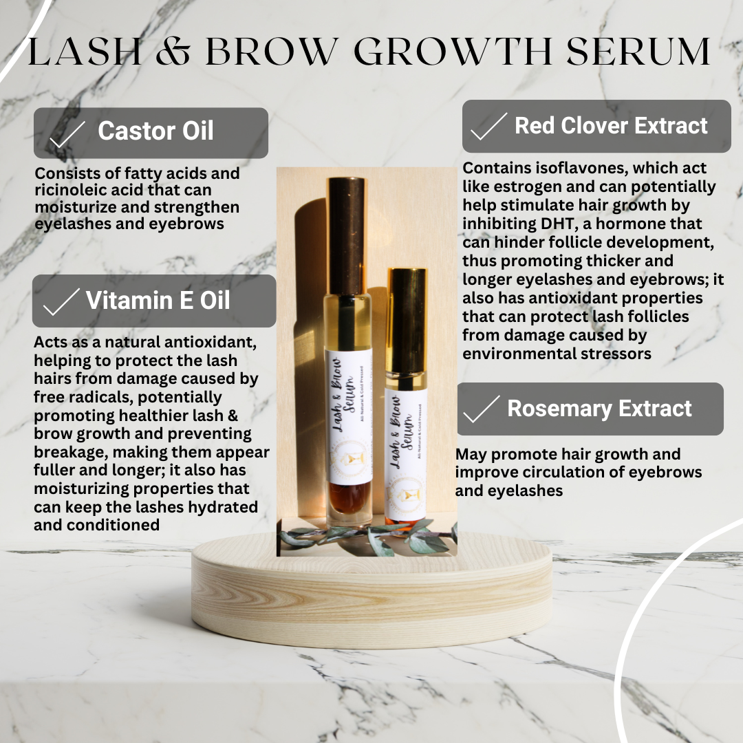Organic Lash & Brow Nourishing Serum