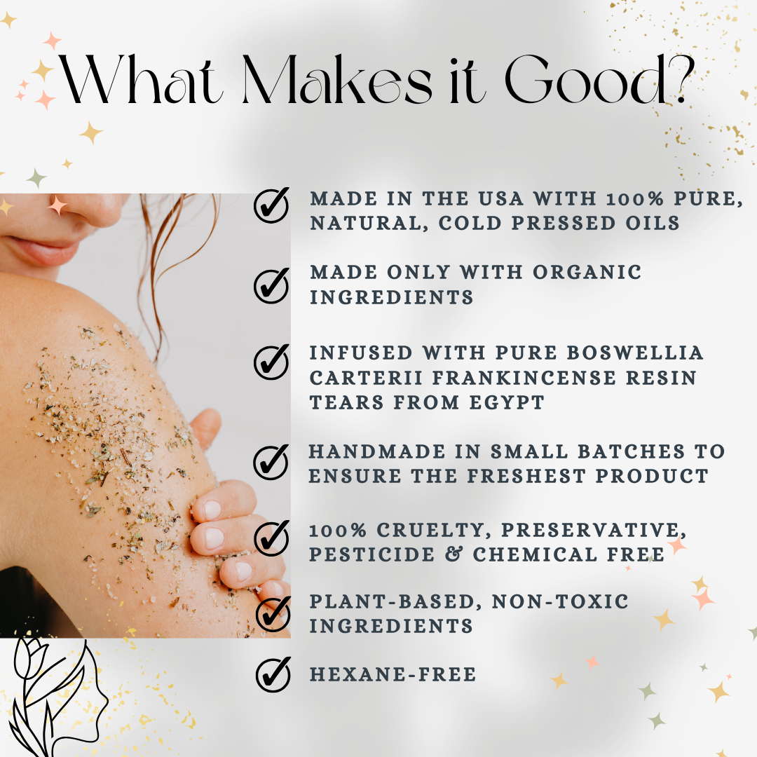 Organic Frankincense Sugar Body Scrub