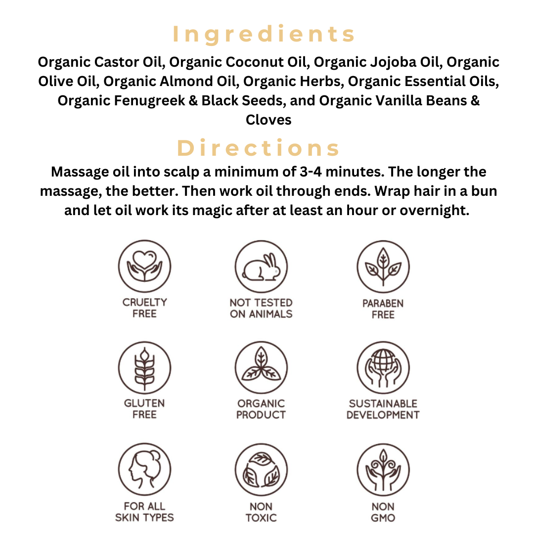 Organic Hair Growth Oil