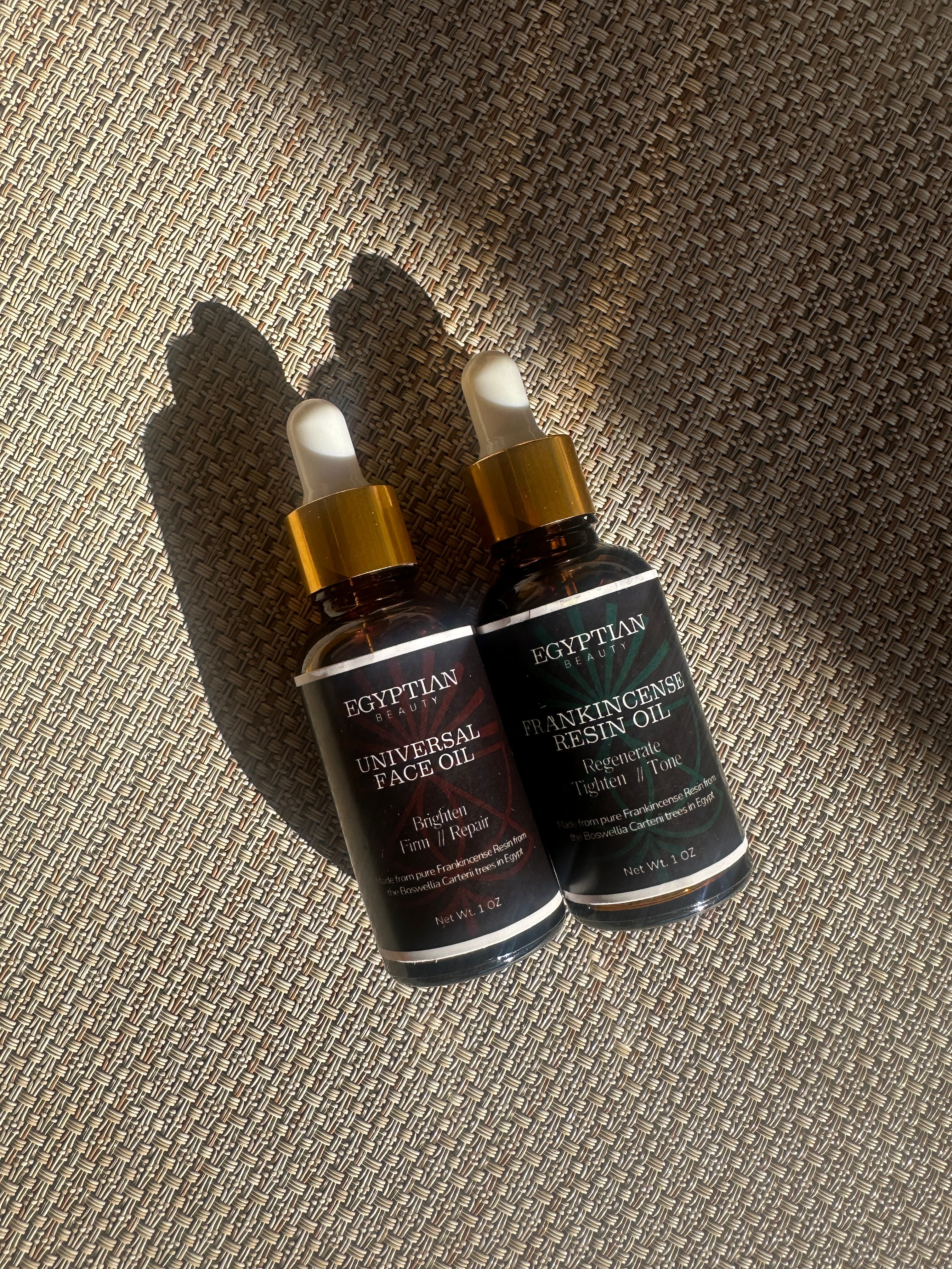 Egyptian Beauty Face & Body Oils with Frankincense Resin Oil