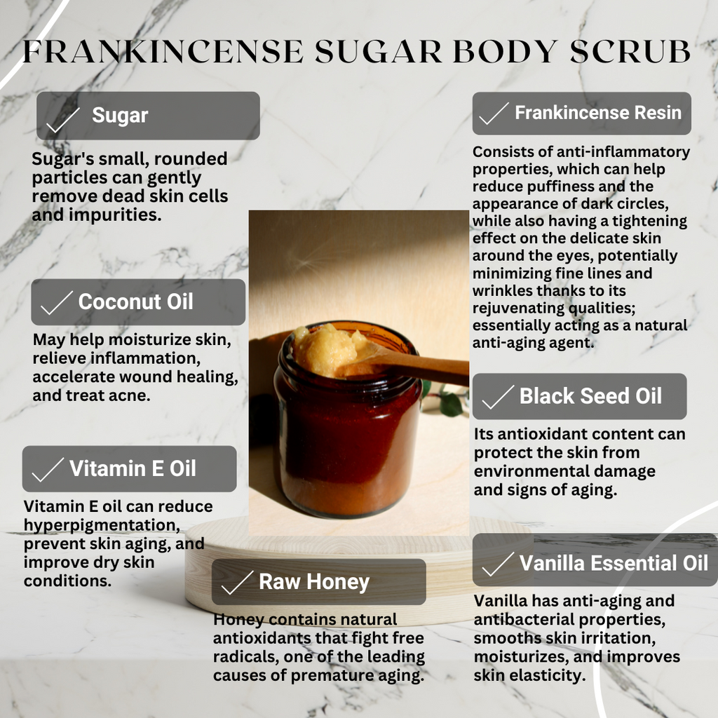 Organic Frankincense & Turmeric Body Scrub